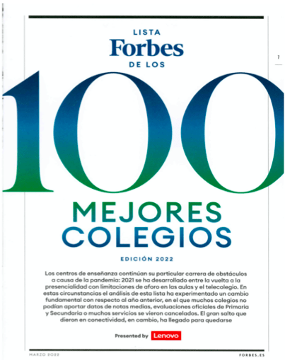 los 100 mejores colegios de España