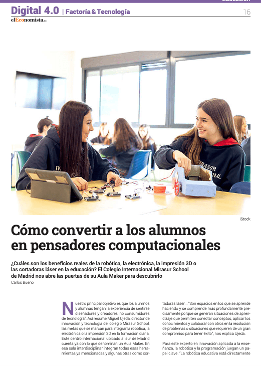 Innovación en las aulas Aula Maker