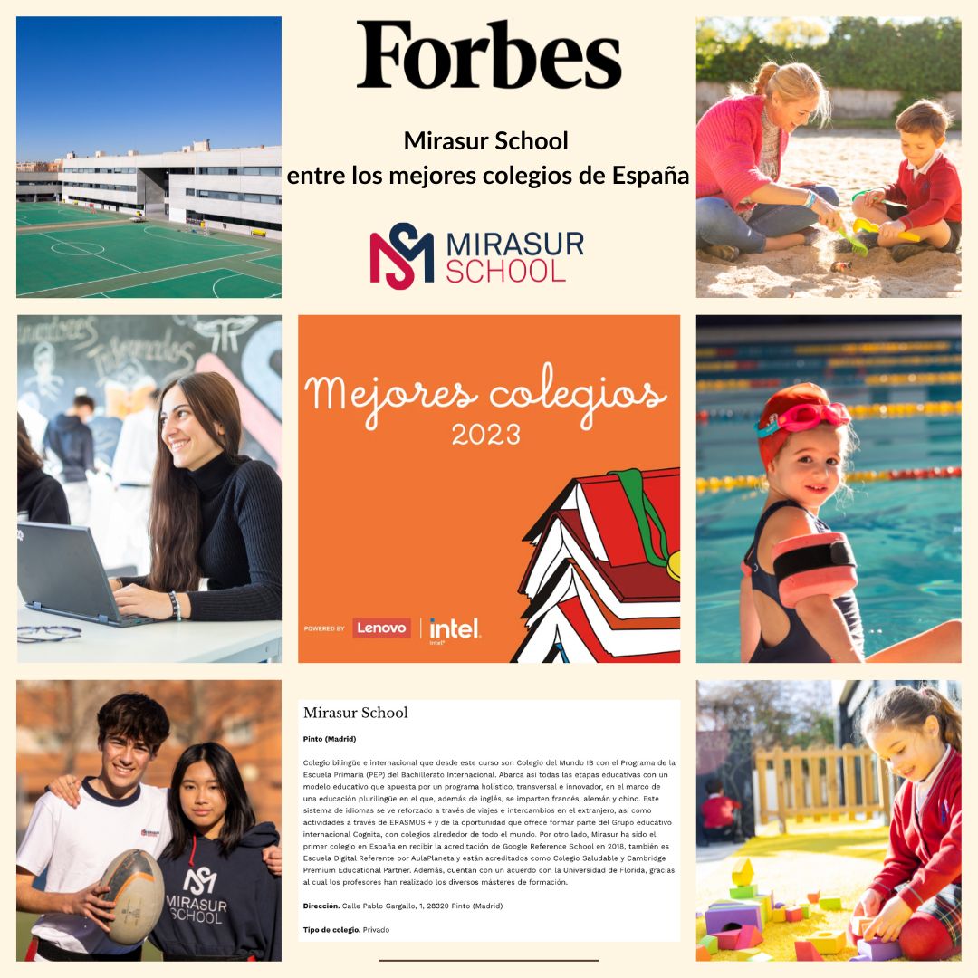 Mirasur School entre los mejores colegios de España (1) Mejores colegios de España